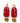 Coralie - Fuchsia resin statement earrings