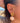 Beaudine - Salmon cracking shell gold statement earrings