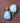 Rosalie - Light blue resin statement earrings