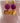 Charleigh - Purplish fuchsia stingray circle drop earrings