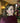 Apolline - Burgundy gold statement earrings