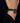 Béatrice - Black elastic stingray bracelet