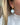 Pippa – Ice blue gold statement earrings