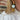 Pippane – Ice Blue gold statement earrings