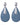 earrings_ice_blue_silver_snakeskin_federica