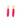 Florine - Fuchsia drop earrings