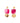 Filippa - Raspberry statement earrings