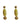 Aurora - Olive green statement earrings