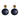 charlotte earrings blue black gold 1