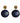 charlotte earrings blue black gold 1