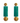 Coralie - Turquoise resin statement earrings