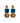Filippine - Petrol resin drop earrings
