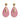 giulia oorbellen roze pink gold