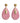 giulia oorbellen roze pink gold