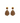 Juliette - Brown teardrop earrings