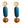 Laurence - Petrol resin statement earrings