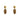 Lucie - Beige / Brown resin drop earrings