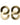 Raphaëlle - Gold double hoop earrings