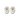 Renee - Silver double hoops earrings