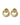 Rosie - Gold double hoop earrings