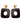 Sofia - Brown wooden drop earrings