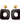 Sofia - Brown wooden drop earrings